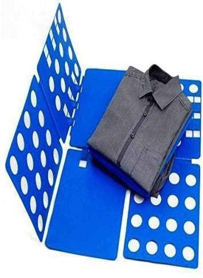 AVMART Adjustable Clothes Folder T Shirt Flip Fold Folding Board Fast Laundry Folder Clothing Flip Fold Box Legend, Blue - Image 2